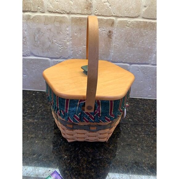 Vintage Longaberger 1997 Christmas Snowflake Basket EUC - Picture 5 of 9